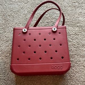 Red bogg bag, never used
